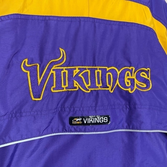 Reebok Minnesota Vikings Football Winter Coat Y2K - Picture 4 of 13